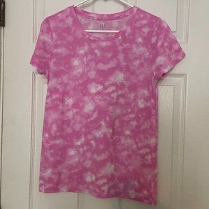 Gap Favorite T Pink Tie Dye T-Shirt